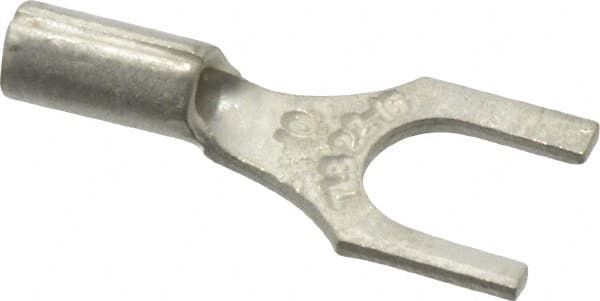 Thomas & Betts - #10 Stud, 22 to 16 AWG Compatible, Noninsulated, Crimp Connection, Standard Fork Terminal - Best Tool & Supply