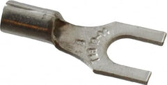 Thomas & Betts - #8 Stud, 18 to 14 AWG Compatible, Noninsulated, Crimp Connection, Standard Fork Terminal - Best Tool & Supply