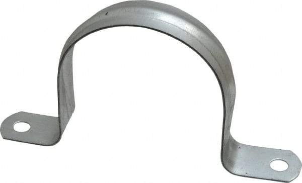 Thomas & Betts - 3 Pipe, Steel, Zinc Plated Pipe or Conduit Strap - 2 Mounting Holes - Best Tool & Supply