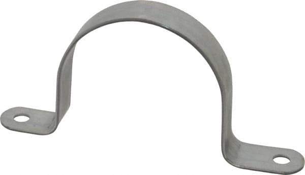 Thomas & Betts - 4 Pipe, Steel, Zinc Plated Pipe or Conduit Strap - 2 Mounting Holes - Best Tool & Supply