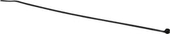 Thomas & Betts - 11.6" Long Black Nylon Standard Cable Tie - 50 Lb Tensile Strength, 1.41mm Thick, 76.2mm Max Bundle Diam - Best Tool & Supply