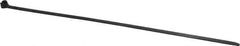 Thomas & Betts - 13.4" Long Black Nylon Standard Cable Tie - 120 Lb Tensile Strength, 1.65mm Thick, 88.9mm Max Bundle Diam - Best Tool & Supply