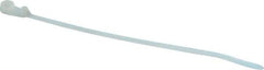 Thomas & Betts - 6" Long Natural (Color) Nylon Mountable Cable Tie - 40 Lb Tensile Strength, 1.31mm Thick, 28.7mm Max Bundle Diam - Best Tool & Supply