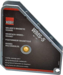 Bessey - 3-3/4" Wide x 3/4" Deep x 4-3/8" High Magnetic Welding & Fabrication Square - 112 Lb Average Pull Force - Best Tool & Supply