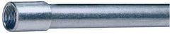 Made in USA - 1/2" Trade Size, 10' Long, Rigid Conduit - Steel, 1/2" ID - Best Tool & Supply