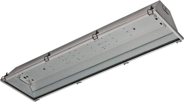 Hubbell Killark - 120 VAC, 40 Watt, Fluorescent Hazardous Location Light Fixture - Dirt, Dust, Heat & Moisture Resistant, Steel Housing, 56" Long x 14-1/2" Wide x 8-7/8" High - Best Tool & Supply