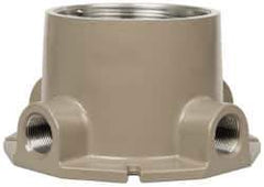 Hubbell Killark - Gray Light Fixture Ceiling Bracket - For Use with Hazardous Location HID Fixture - EZ Series, CSA File LR11713, UL File E10514 & E91793 - Best Tool & Supply