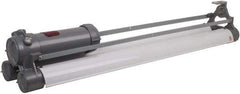 Hubbell Killark - 120 VAC, 40 Watt, Fluorescent Hazardous Location Light Fixture - Corrosion, Dirt, Moisture & Vibration Resistant, Aluminum Alloy Housing, 52-13/16" Long x 11" Wide x 9-3/32" High - Best Tool & Supply