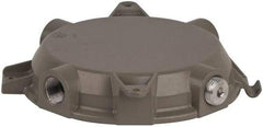 Hubbell Killark - Gray Light Fixture Ceiling Cap - For Use with Hazardous Location HID Fixture - MB Series, CSA File LR11713, UL File E10514 & E91793 - Best Tool & Supply