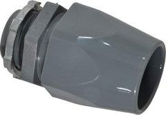 Thomas & Betts - 1" Trade, Thermoplastic Threaded Straight Liquidtight Conduit Connector - Insulated - Best Tool & Supply