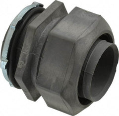 Thomas & Betts - 1-1/2" Trade, Thermoplastic Threaded Straight Liquidtight Conduit Connector - Insulated - Best Tool & Supply