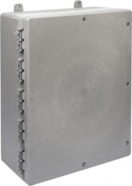 Thomas & Betts - Thermoplastic Standard Enclosure Hinge Flat Cover - NEMA 1, 2, 3, 4, 12, 3S, 3SX, 3X, 4X, 16-1/2" Wide x 20" High x 7-1/2" Deep - Best Tool & Supply