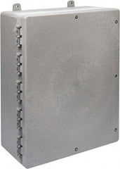 Thomas & Betts - Thermoplastic Standard Enclosure Hinge Flat Cover - NEMA 1, 2, 3, 4, 12, 3S, 3SX, 3X, 4X, 16-1/2" Wide x 20" High x 7-1/2" Deep - Best Tool & Supply