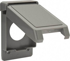 Thomas & Betts - Electrical Outlet Box Polycarbonate Single Receptacle Cover - Best Tool & Supply