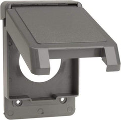 Thomas & Betts - Electrical Outlet Box Polycarbonate Single Receptacle Cover - Best Tool & Supply