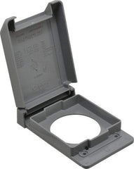 Thomas & Betts - Electrical Outlet Box Polycarbonate Single Receptacle Cover - Best Tool & Supply