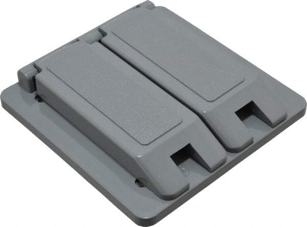 Thomas & Betts - Electrical Outlet Box Polycarbonate Duplex Receptacle Cover - Best Tool & Supply