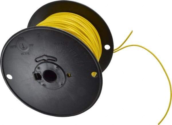 Southwire - 18 AWG, 16 Strand, Yellow Machine Tool Wire - PVC, Acid, Moisture and Oil Resistant, 500 Ft. Long - Best Tool & Supply