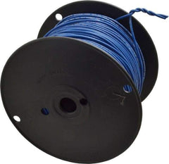 Southwire - 18 AWG, 16 Strand, Blue Machine Tool Wire - PVC, Acid, Moisture and Oil Resistant, 500 Ft. Long - Best Tool & Supply