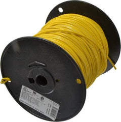 Southwire - 14 AWG, 41 Strand, Yellow Machine Tool Wire - PVC, Acid, Moisture and Oil Resistant, 500 Ft. Long - Best Tool & Supply