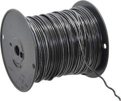 Southwire - 14 AWG, 41 Strand, Black Machine Tool Wire - PVC, Acid, Moisture and Oil Resistant, 500 Ft. Long - Best Tool & Supply