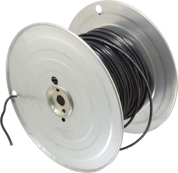 Southwire - 10 AWG, 105 Strand, Black Machine Tool Wire - PVC, Acid, Moisture and Oil Resistant, 500 Ft. Long - Best Tool & Supply