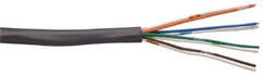 Southwire - 4 Conductor, 24 AWG Telephone Wire - 1,000 Ft., Copper Conductor, Beige, Gray and White PVC Jacket - Best Tool & Supply