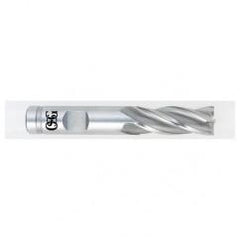 7/8 Dia. x 4-1/8 Overall Length 4-Flute Square End HSS-CO SE End Mill-Round Shank-Non-Center Cutting-TiN - Best Tool & Supply