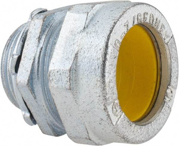 O-Z/Gedney - 1 to 1.2" Cable Capacity, Liquidtight, Straight Strain Relief Cord Grip - 1 NPT Thread, 1-3/8" Long, Iron - Best Tool & Supply