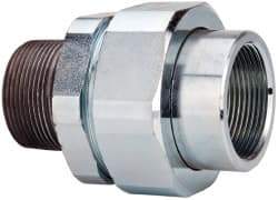 Thomas & Betts - 1-1/2" Trade, Steel Threaded Straight Rigid/Intermediate (IMC) Conduit Male Union - Noninsulated - Best Tool & Supply