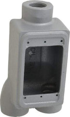 O-Z/Gedney - 1 Gang, 3/4" Knockouts, Iron Rectangle Outlet Box - Weather Resistant - Best Tool & Supply