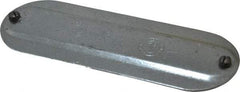 Hubbell Killark - 1-1/4" & 1-1/2" Trade, Steel Conduit Body Cover Plate - Use with Form 35 Conduit Bodies, Form 85 Conduit Bodies - Best Tool & Supply