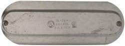 Hubbell Killark - 2-1/2" & 3" Trade, Steel Conduit Body Cover Plate - Use with Form 35 Conduit Bodies, Form 85 Conduit Bodies - Best Tool & Supply