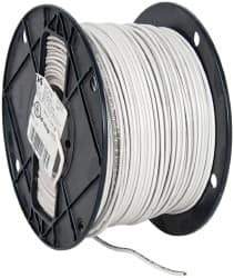 Southwire - THHN/THWN, 14 AWG, 15 Amp, 500' Long, Solid Core, 1 Strand Building Wire - White, Thermoplastic Insulation - Best Tool & Supply