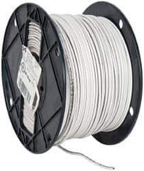 Southwire - THHN/THWN, 14 AWG, 15 Amp, 500' Long, Solid Core, 1 Strand Building Wire - White, Thermoplastic Insulation - Best Tool & Supply