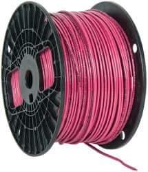 Southwire - THHN/THWN, 14 AWG, 15 Amp, 500' Long, Solid Core, 1 Strand Building Wire - Red, Thermoplastic Insulation - Best Tool & Supply