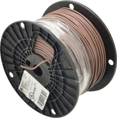 Southwire - THHN/THWN, 14 AWG, 15 Amp, 500' Long, Solid Core, 1 Strand Building Wire - Brown, Thermoplastic Insulation - Best Tool & Supply