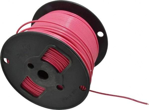 Southwire - THHN/THWN, 12 AWG, 20 Amp, 500' Long, Solid Core, 1 Strand Building Wire - Red, Thermoplastic Insulation - Best Tool & Supply