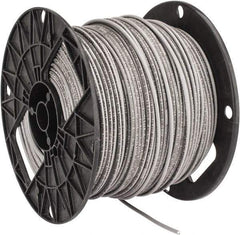 Southwire - THHN/THWN, 12 AWG, 20 Amp, 500' Long, Solid Core, 1 Strand Building Wire - Gray, Thermoplastic Insulation - Best Tool & Supply