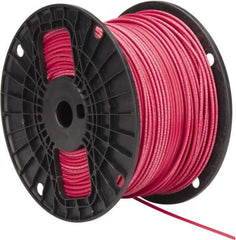 Southwire - THHN/THWN, 14 AWG, 15 Amp, 500' Long, Stranded Core, 19 Strand Building Wire - Red, Thermoplastic Insulation - Best Tool & Supply