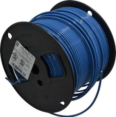 Southwire - THHN/THWN, 12 AWG, 20 Amp, 500' Long, Stranded Core, 19 Strand Building Wire - Blue, Thermoplastic Insulation - Best Tool & Supply