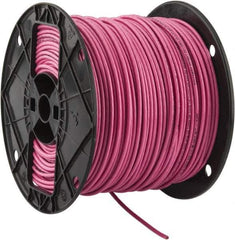 Southwire - THHN/THWN, 12 AWG, 20 Amp, 500' Long, Stranded Core, 19 Strand Building Wire - Pink, Thermoplastic Insulation - Best Tool & Supply