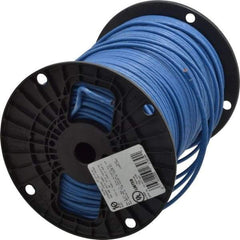 Southwire - THHN/THWN, 10 AWG, 30 Amp, 500' Long, Stranded Core, 19 Strand Building Wire - Blue, Thermoplastic Insulation - Best Tool & Supply