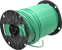 Southwire - THHN/THWN, 10 AWG, 30 Amp, 500' Long, Stranded Core, 19 Strand Building Wire - Green, Thermoplastic Insulation - Best Tool & Supply