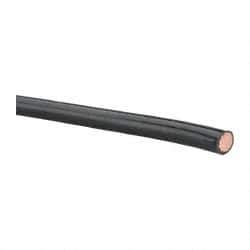 Southwire - THHN/THWN, 4 AWG, 70 Amp, 500' Long, Stranded Core, 19 Strand Building Wire - Black, Thermoplastic Insulation - Best Tool & Supply