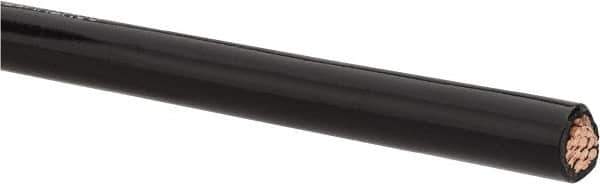 Southwire - THHN/THWN, 2 AWG, 95 Amp, 500' Long, Stranded Core, 19 Strand Building Wire - Black, Thermoplastic Insulation - Best Tool & Supply