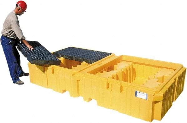 UltraTech - 535 Gallon Sump, IBC Pallet - 125 Inch Long x 62 Inch Wide x 22 Inch High, 2 Totes - Best Tool & Supply