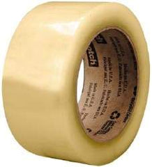 3M - 2" x 1,000 Yd Clear Rubber Adhesive Sealing Tape - Polypropylene Film Backing, 2.6 mil Thick, 60 Lb Tensile Strength, Series 3073 - Best Tool & Supply