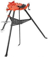 Ridgid - 1/8" to 12" Pipe Capacity, Portable Tristand Chain Vise - Best Tool & Supply