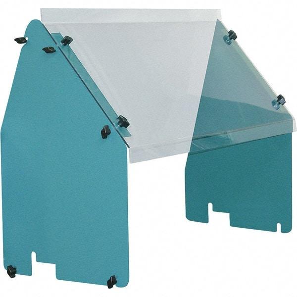 Dynabrade - Front and Side Shield Kit - Use With Metal Capture Downdraft Tables Includes Clear Panel - Best Tool & Supply